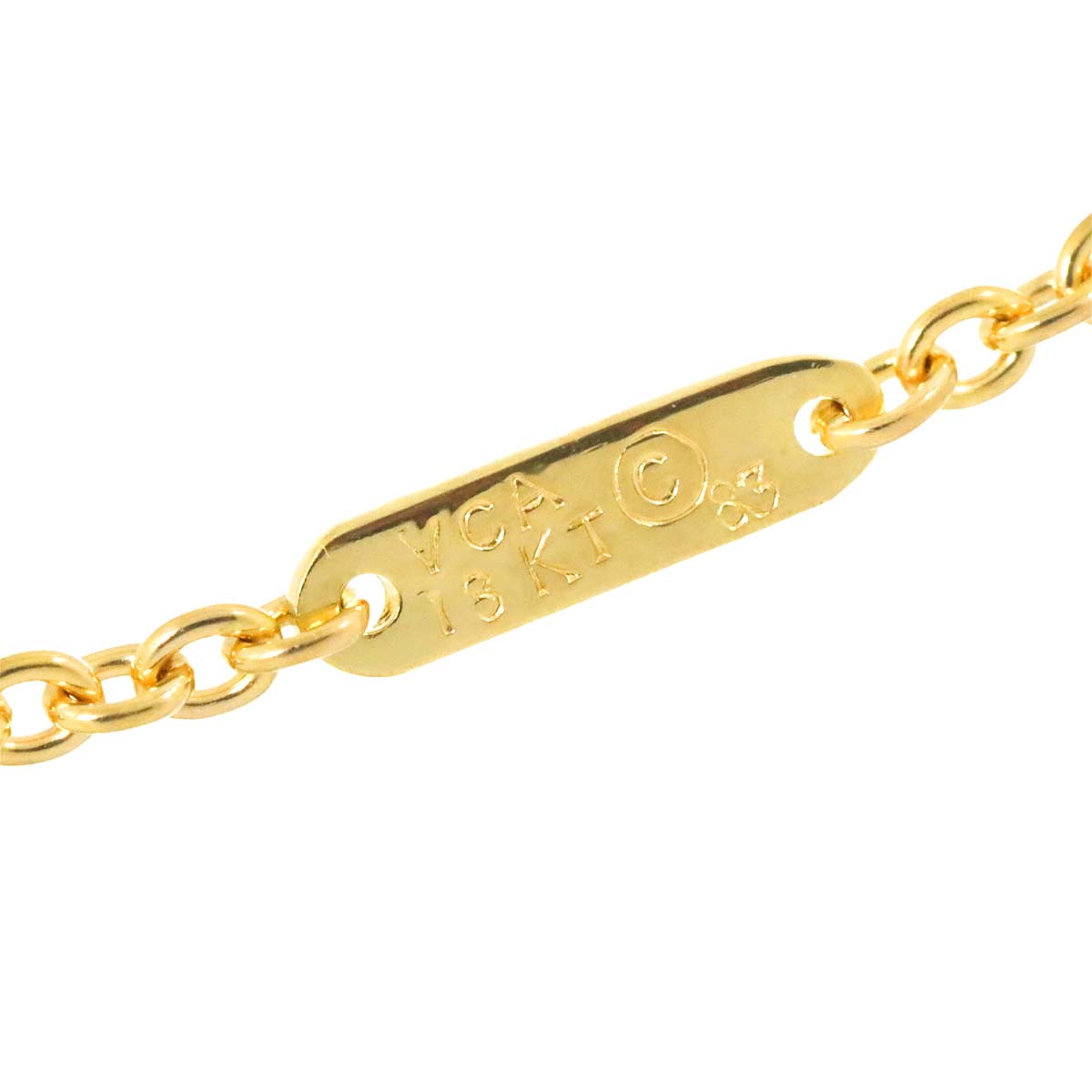 Van Cleef & Arpels 18K Yellow Gold Bow Necklace