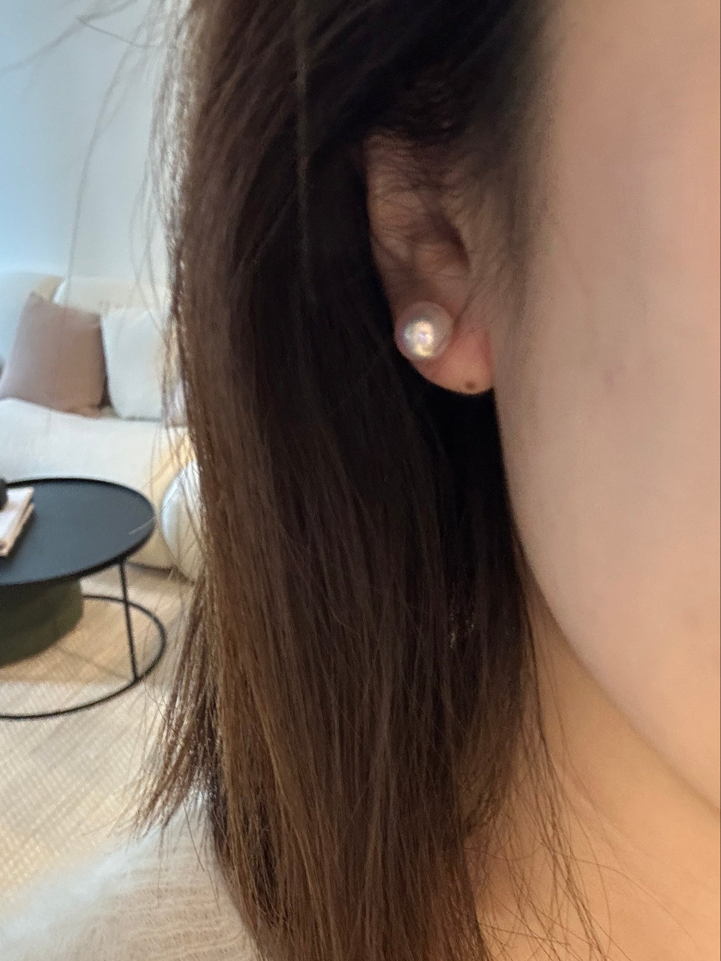 Akoya Pearl 8.5mm K18 Yellow Gold Earrings