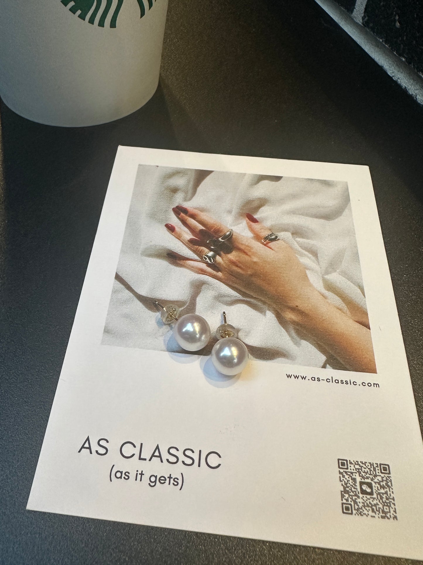 Akoya Pearl 8.5mm K18 Yellow Gold Earrings