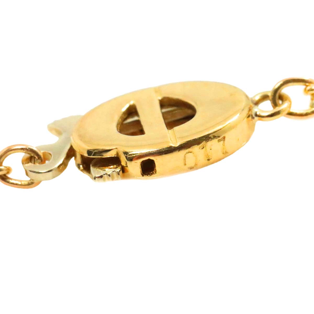 Christian Dior 18K Yellow Gold Sapphire Necklace